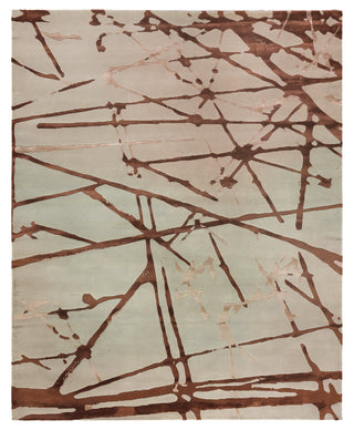 Exquisite Rugs Space Age 2503 Copper/Ivory Area Rug by The Met main image
