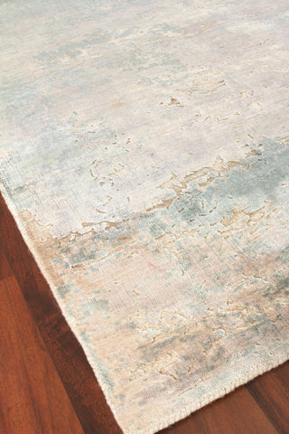 Exquisite Rugs Reflections 2511 Light Beige/Blue Area Rug Corner Image