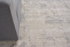 Exquisite Rugs Roset 2516 Silver/Gray Area Rug Closeup Image