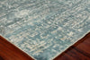 Exquisite Rugs Reflections 2517 Teal Area Rug Corner Image