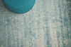 Exquisite Rugs Reflections 2517 Teal Area Rug Detail Image
