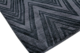 Exquisite Rugs Reflections 2523 Blue/Denim Area Rug Corner Image