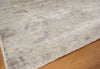 Exquisite Rugs Reflections 2527 Silver/Gray/Yellow Area Rug Corner Image