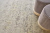 Exquisite Rugs Reflections 2527 Silver/Gray/Yellow Area Rug Detail Image