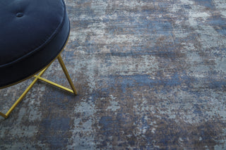 Exquisite Rugs Antolini 2528 Blue/Gray Area Rug Lifestyle Image Feature