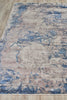 Exquisite Rugs Roset 2536 Silver/Blue Area Rug Closeup Image