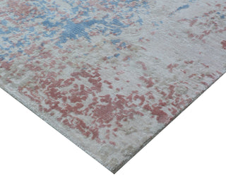 Exquisite Rugs Cassina 2539 Blue/Pink Area Rug Corner Image