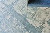 Exquisite Rugs Roset 2540 Blue/Ivory Area Rug Detail Image