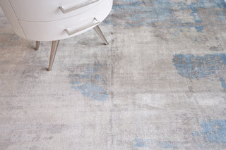 Exquisite Rugs Cassina 2541 Gray/Blue Area Rug Detail Image