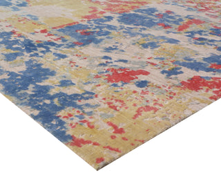 Exquisite Rugs Reflections 2542 Blue/Multi Area Rug Corner Image