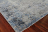 Exquisite Rugs Reflections 2543 Silver/Blue Area Rug Corner Image