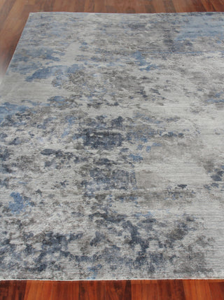 Exquisite Rugs Reflections 2543 Silver/Blue Area Rug Closeup Image