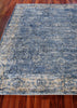 Exquisite Rugs Cassina 2545 Denim/Gold Area Rug Closeup Image