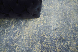 Exquisite Rugs Cassina 2545 Denim/Gold Area Rug Detail Image