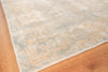 Exquisite Rugs Cassina 2546 Blue/Ivory Area Rug Corner Image