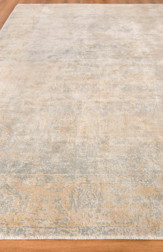 Exquisite Rugs Cassina 2546 Blue/Ivory Area Rug Closeup Image