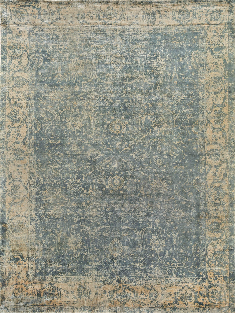Exquisite Rugs Cassina 2547 Silver/Ivory Area Rug main image