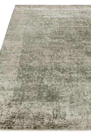 Exquisite Rugs Cassina 2548 Charcoal/Green Area Rug Closeup Image