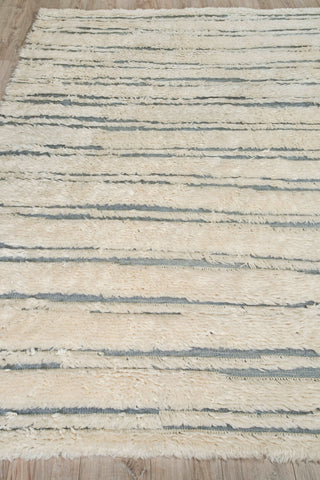 Exquisite Rugs Moroccan 2560 Ivory/Dark Gray Area Rug Closeup Image