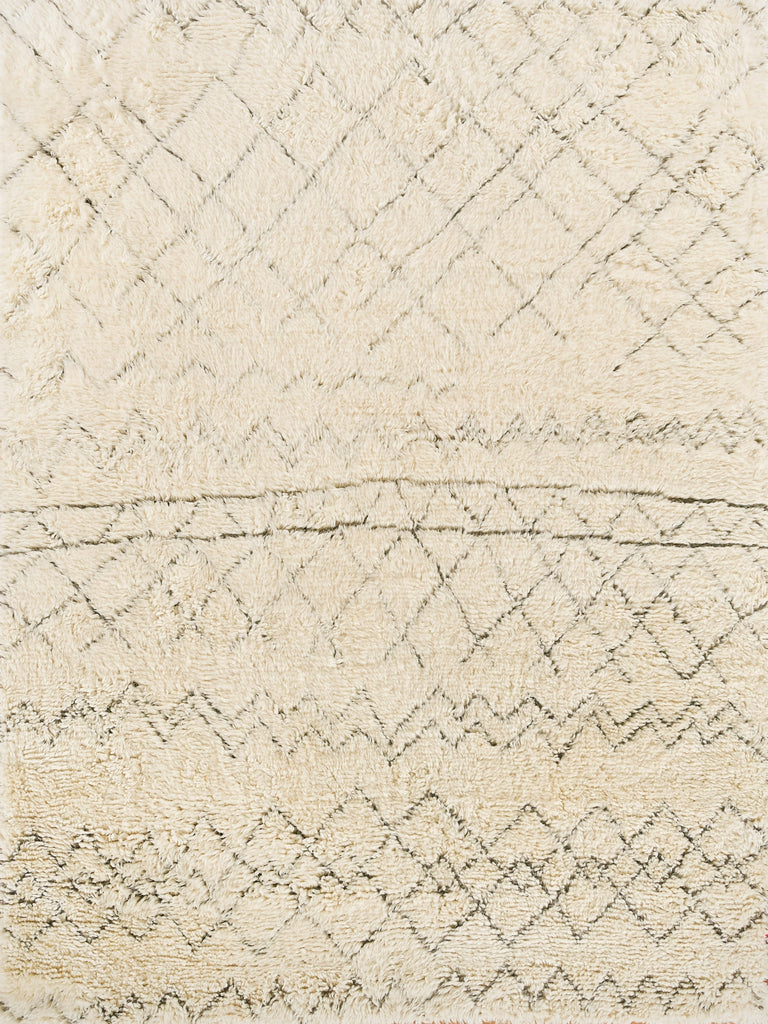 Exquisite Rugs Moroccan 2561 Ivory/Charcoal Area Rug main image