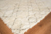 Exquisite Rugs Moroccan 2561 Ivory/Charcoal Area Rug Corner Image