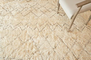 Exquisite Rugs Moroccan 2561 Ivory/Charcoal Area Rug Detail Image