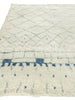 Exquisite Rugs Moroccan 2563 Ivory/Blue Area Rug Closeup Image