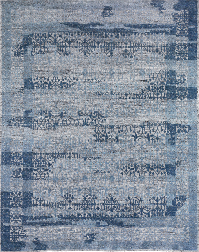 Exquisite Rugs Cadence 2566 Light Blue/Gray Area Rug by The Met main image