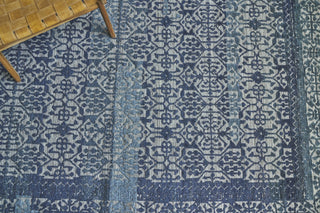 Exquisite Rugs Cadence 2567 Navy Blue/Gray Area Rug by The Met Detail Image