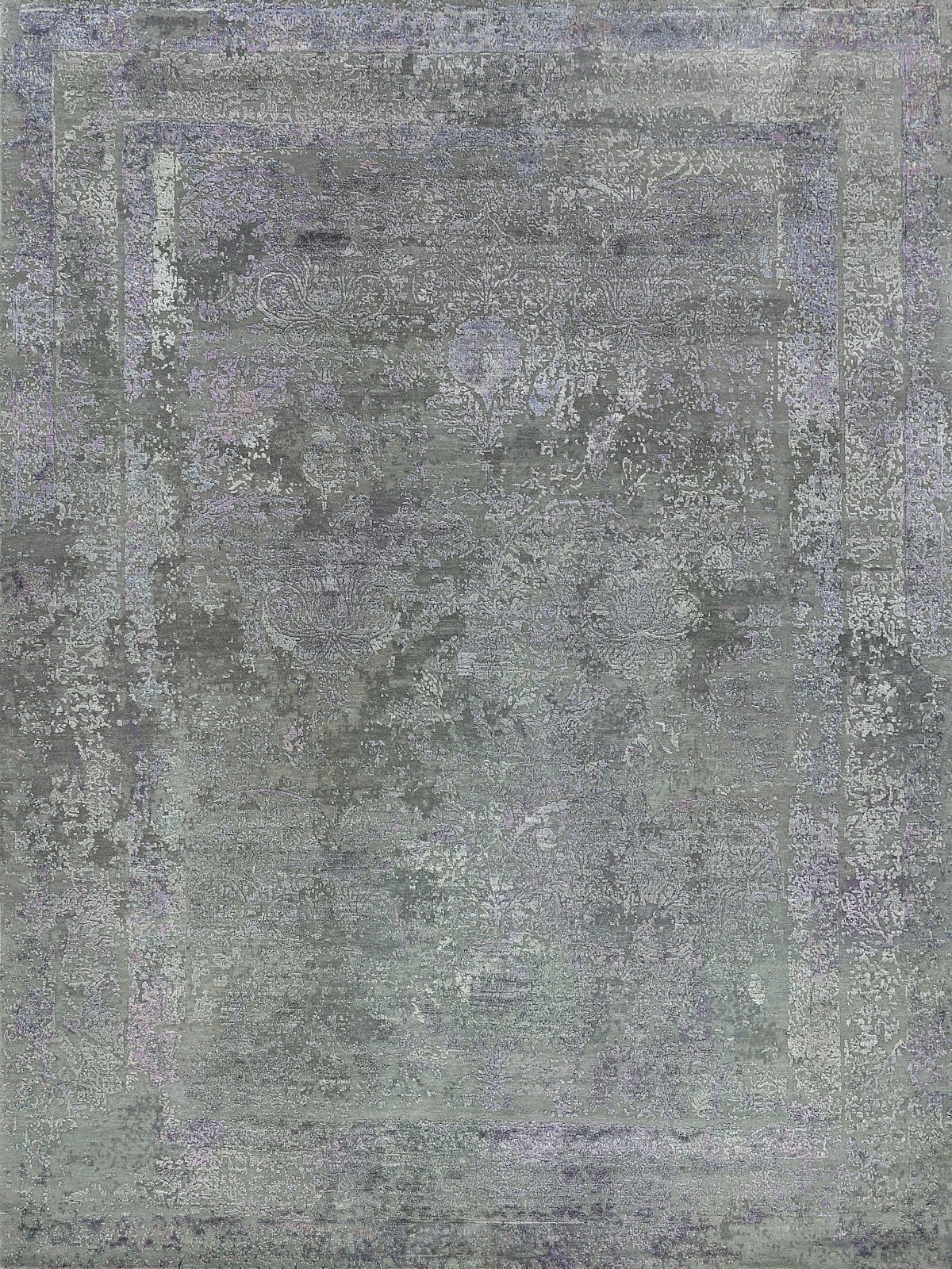 Exquisite Rugs Maison 2596 Charcoal/Purple Area Rug