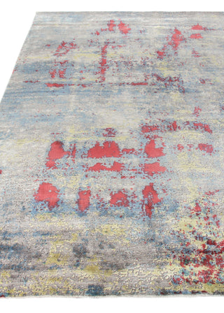 Exquisite Rugs Reflections 2616 Ivory/Blue/Red Area Rug Closeup Image