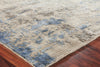 Exquisite Rugs Reflections 2620 Beige/Blue Area Rug Corner Image