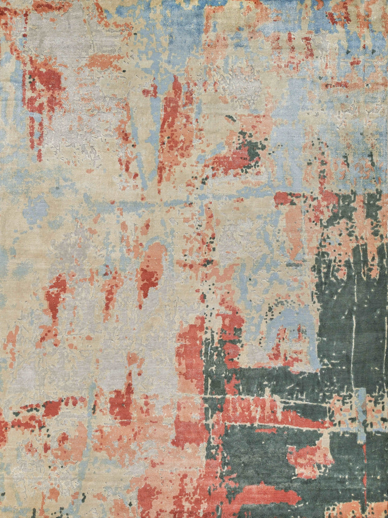 Exquisite Rugs Reflections 2621 Blue/Black Area Rug main image