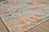 Exquisite Rugs Reflections 2621 Blue/Black Area Rug Corner Image