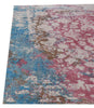 Exquisite Rugs Antolini 2624 Pink/Blue Area Rug Pile Image