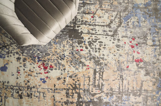 Exquisite Rugs Reflections 2628 Charcoal/Multi Area Rug Pile Image