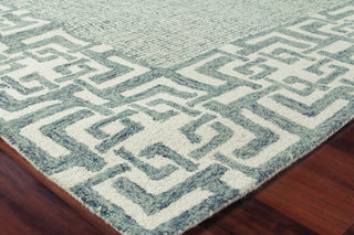 Exquisite Rugs Caprice 2701 Aqua Area Rug Corner Image