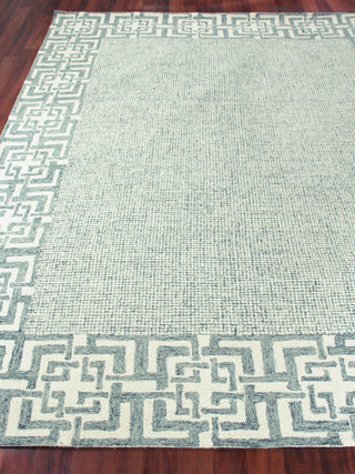 Exquisite Rugs Caprice 2701 Aqua Area Rug Closeup Image