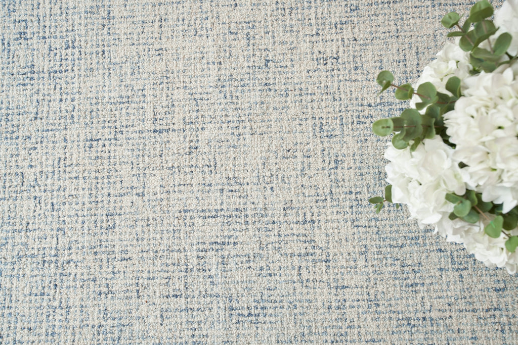 Exquisite Rugs Caprice 2713 Blue/Ivory Area Rug Lifestyle Image Feature