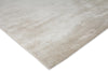 Exquisite Rugs Silk 2731 Silver Area Rug Corner Image