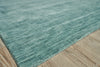 Exquisite Rugs Roche 2734 Soft Teal Area Rug Corner Image