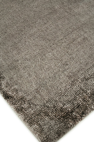 Exquisite Rugs Calla 2874 Dark Brown Area Rug Corner Image