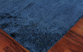 Exquisite Rugs Calla 2877 Navy Blue Area Rug Corner Image
