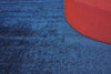 Exquisite Rugs Calla 2877 Navy Blue Area Rug Lifestyle Image Feature