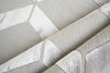 Exquisite Rugs Metro Velvet 3030 Silver Area Rug by The Met Closeup Image