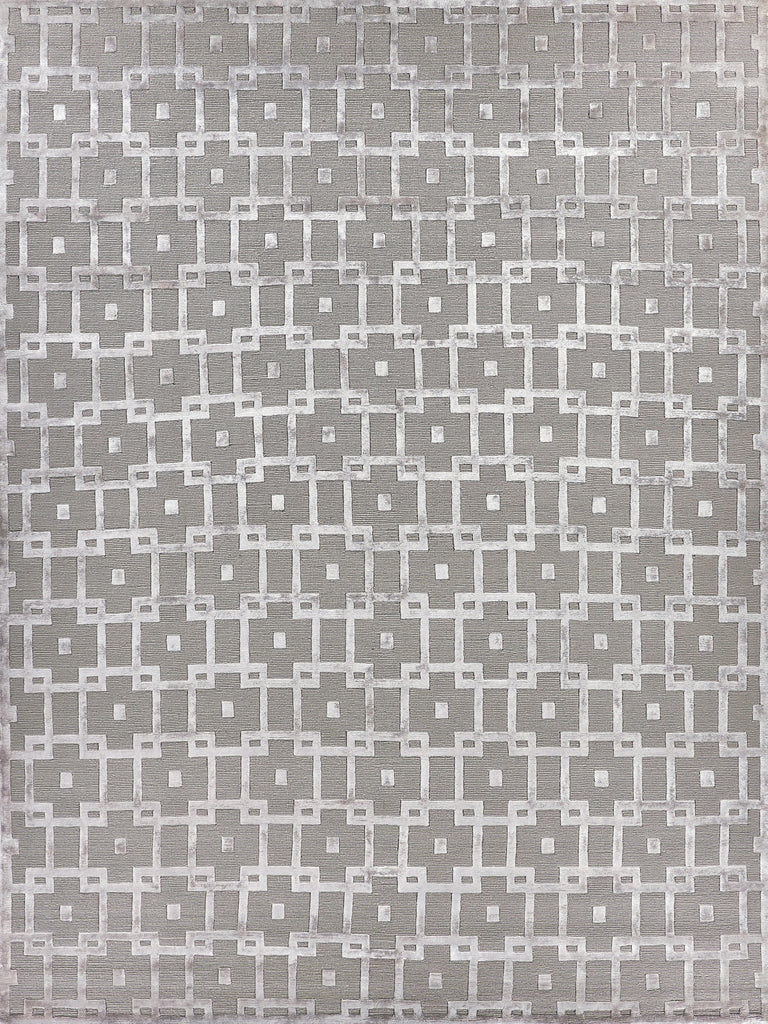 Exquisite Rugs Metro Velvet 3032 Silver Area Rug by The Met main image