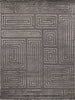 Exquisite Rugs Metro Velvet 3038 Charcoal Area Rug main image