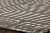 Exquisite Rugs Metro Velvet 3038 Charcoal Area Rug Corner Image
