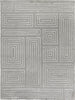 Exquisite Rugs Metro Velvet 3039 Silver Area Rug by The Met main image