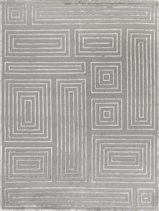 Exquisite Rugs Metro Velvet 3039 Silver Area Rug by The Met main image